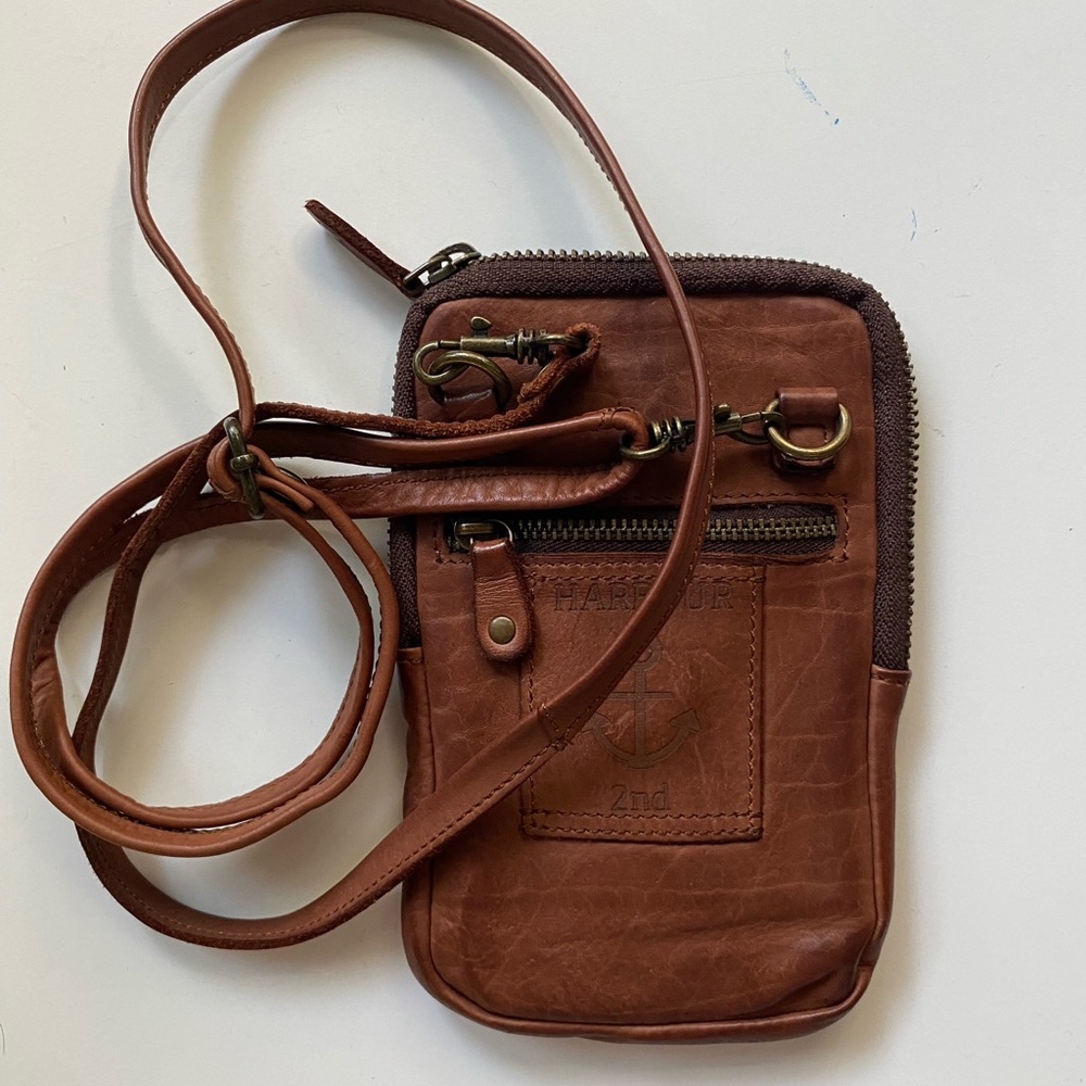 Brown Leather Crossbody Bag